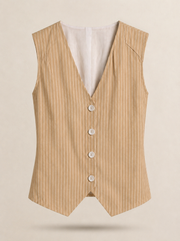 Yellow Cotton Waistcoat