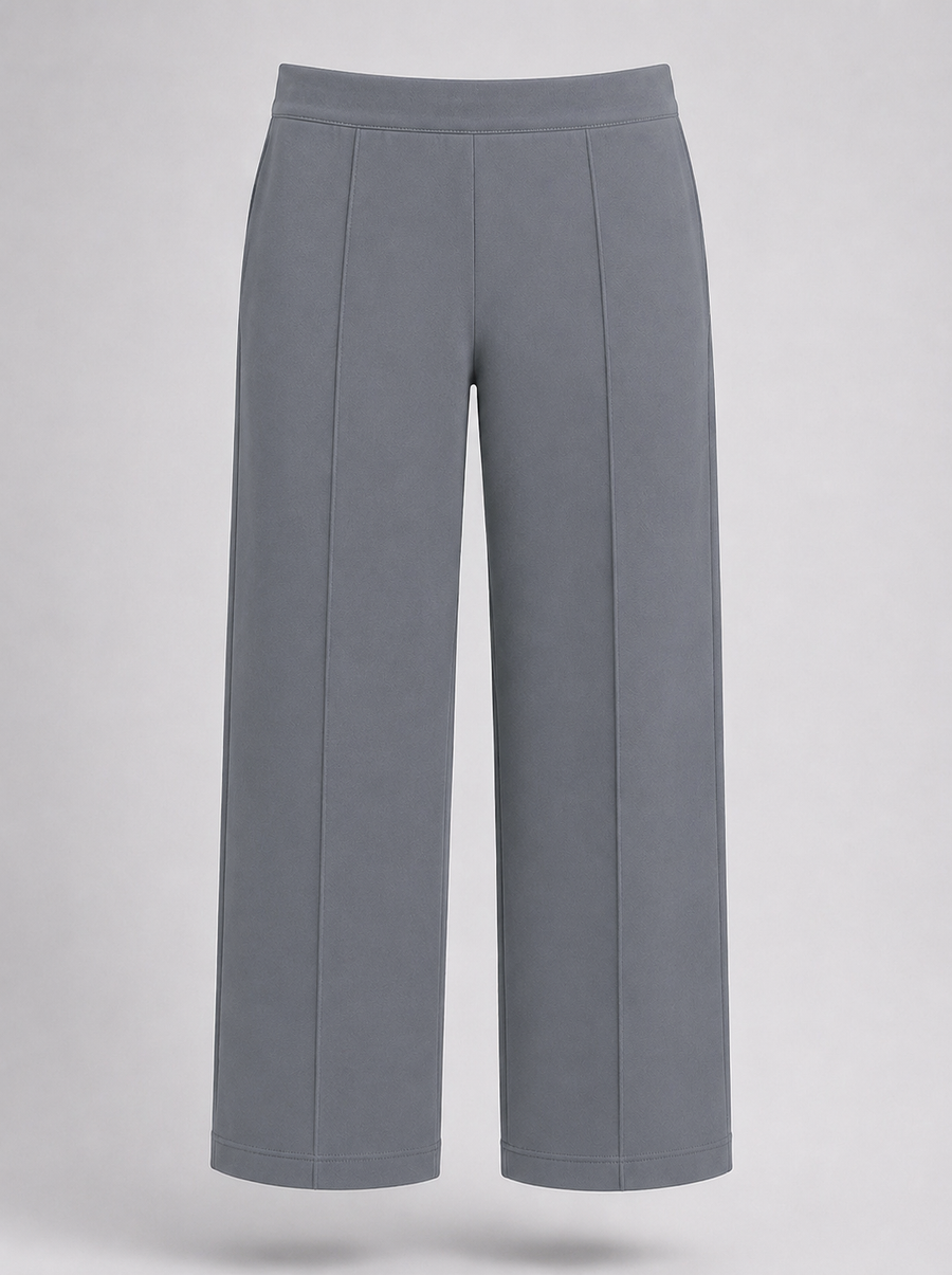 Grey Valentino Wide Leg Pant