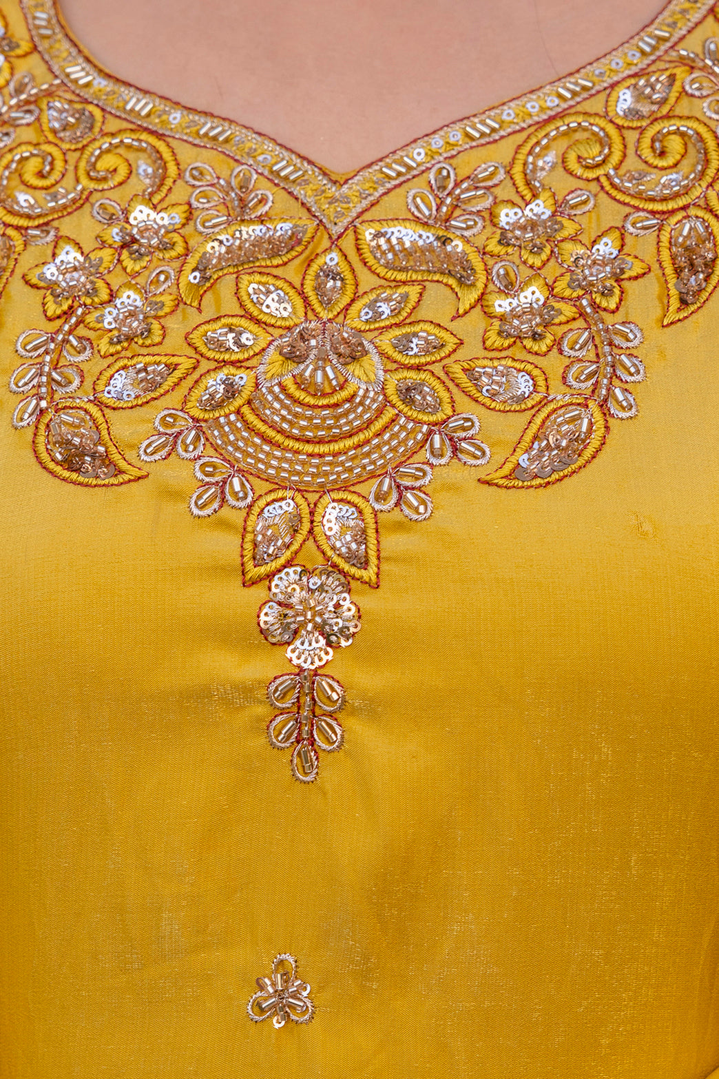 Premium Ready Made Silk Kurti Pant Dupatta Set