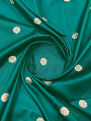Teal Green & Rani Pink Designer Saree