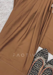 Satin Silk Embroidered Suit Set for Women