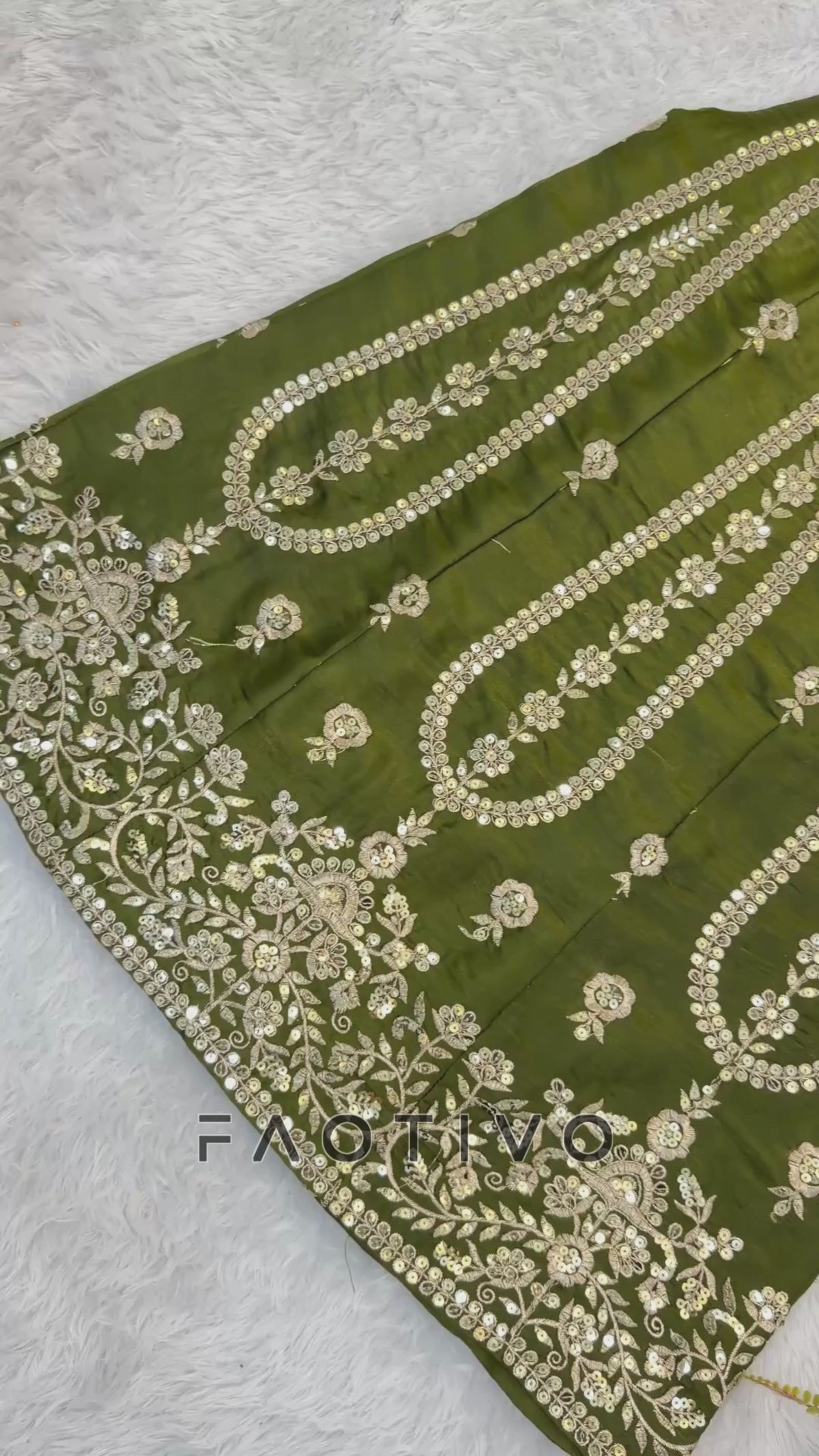Designer GMY Silk Embroidered Kurti Plazzo Dupatta Set